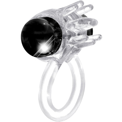 Black Titanium Lix Oral Vibrator Non-Pierced Double Ring Set