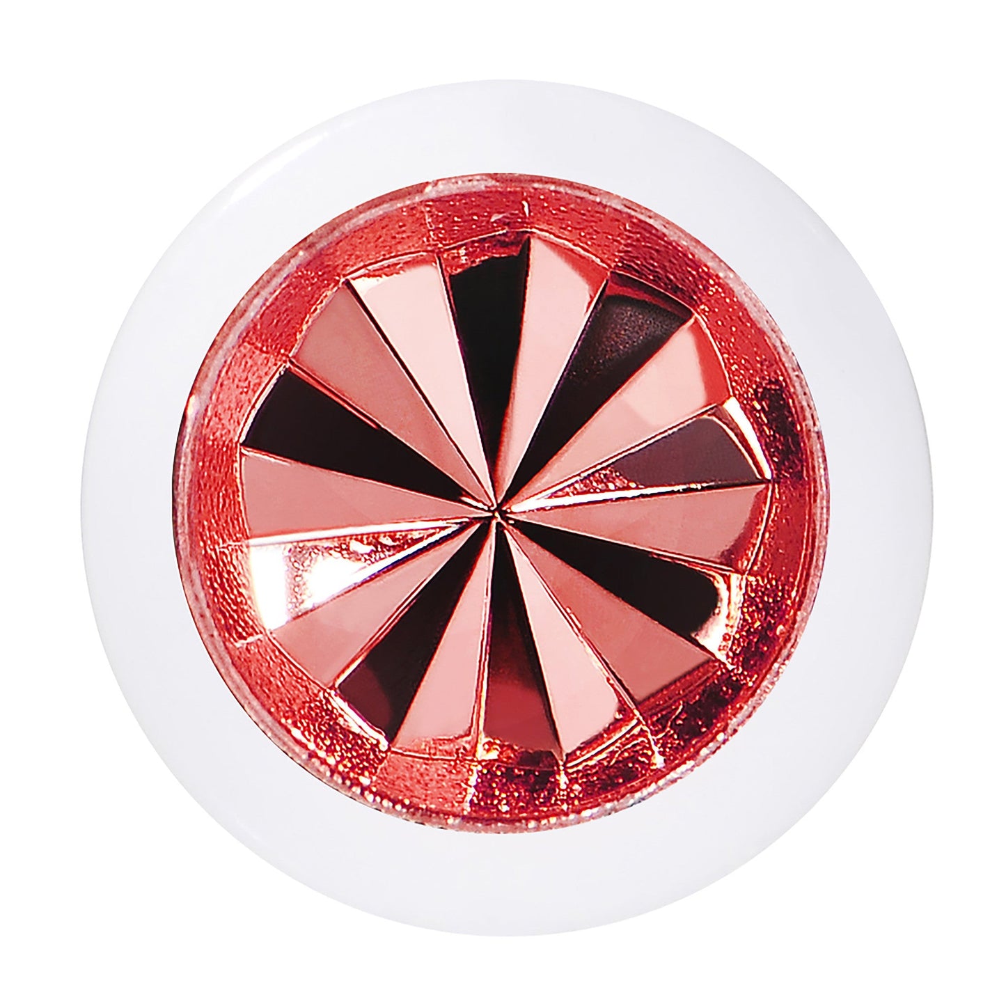 0G White Acrylic Red Dual Flashy Tire Rim Cheater Plug