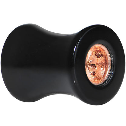 Black Acrylic Pink Flashy Tire Rim Saddle Plug 2G to 20mm