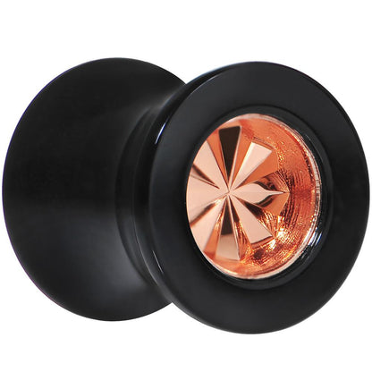 Black Acrylic Pink Flashy Tire Rim Saddle Plug 2G to 20mm