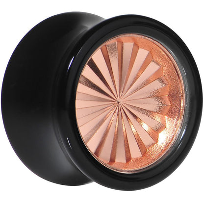 Black Acrylic Pink Flashy Tire Rim Saddle Plug 2G to 20mm