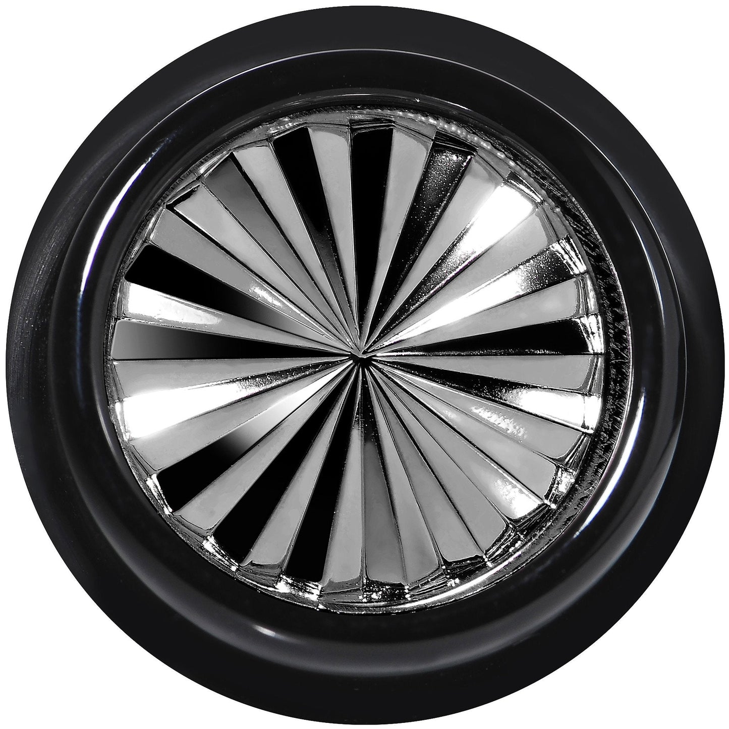 Black Acrylic Grey Flashy Tire Rim Taper 2G to 20mm