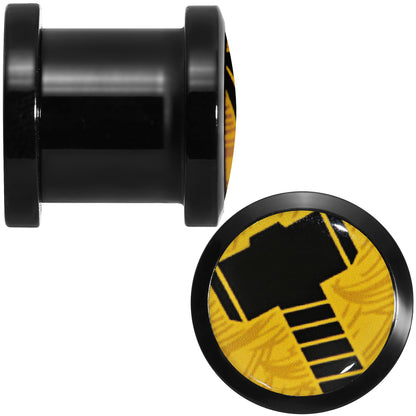 00G Licensed Hammer of Thor Acrylic Screw Fit Plugs Set