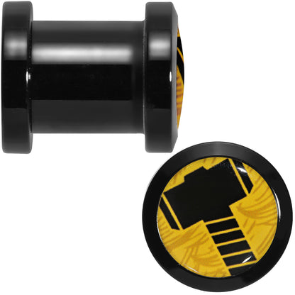 0G Licensed Hammer of Thor Acrylic Screw Fit Plugs Set