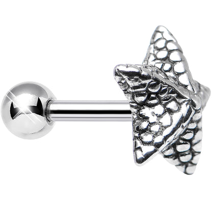 925 Sterling Silver Oceanic Starfish Tragus Cartilage Earring