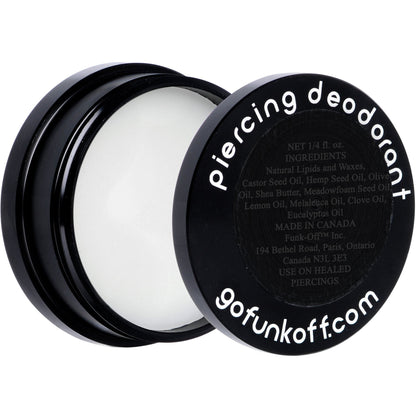 Clear Gem Black Funk-Off Piercing Deodorant
