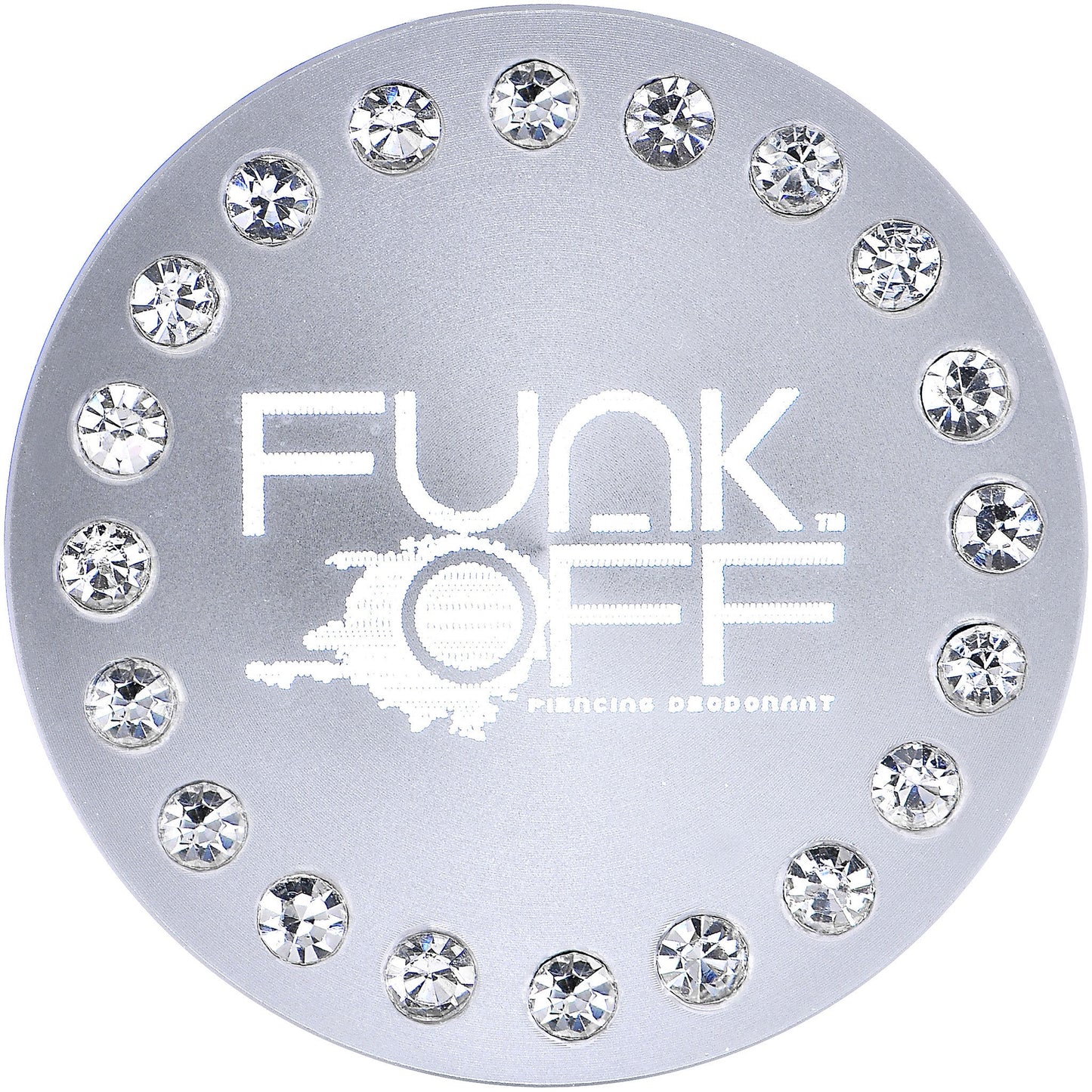 Clear Gem Silver Funk-Off Piercing Deodorant