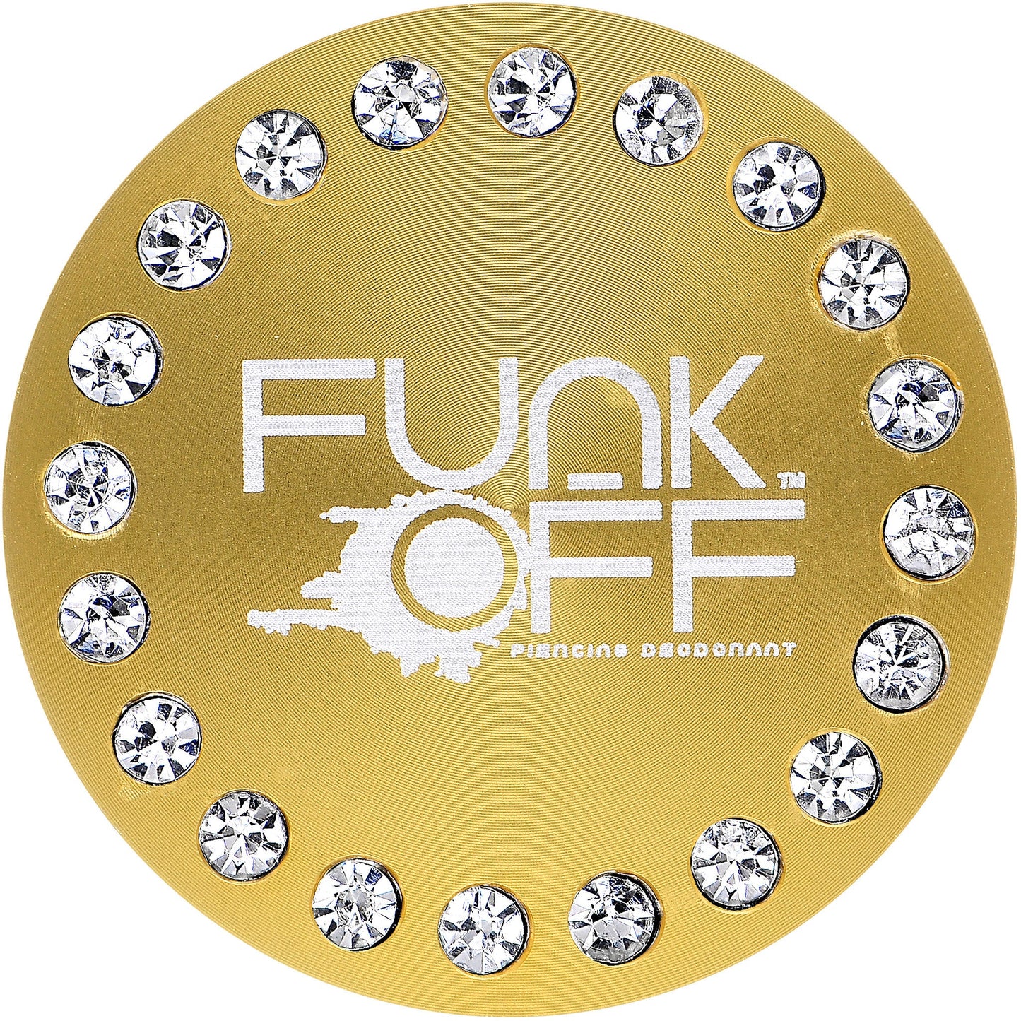 Clear Gem Yellow Funk-Off Piercing Deodorant