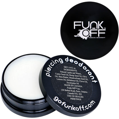 Black Funk-Off Piercing Deodorant
