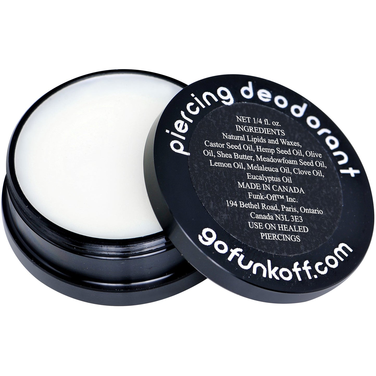 Black Funk-Off Piercing Deodorant