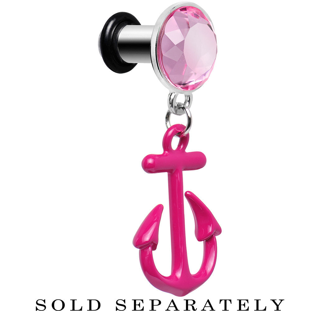 4G Pink Dangling Anchor Steel Plug