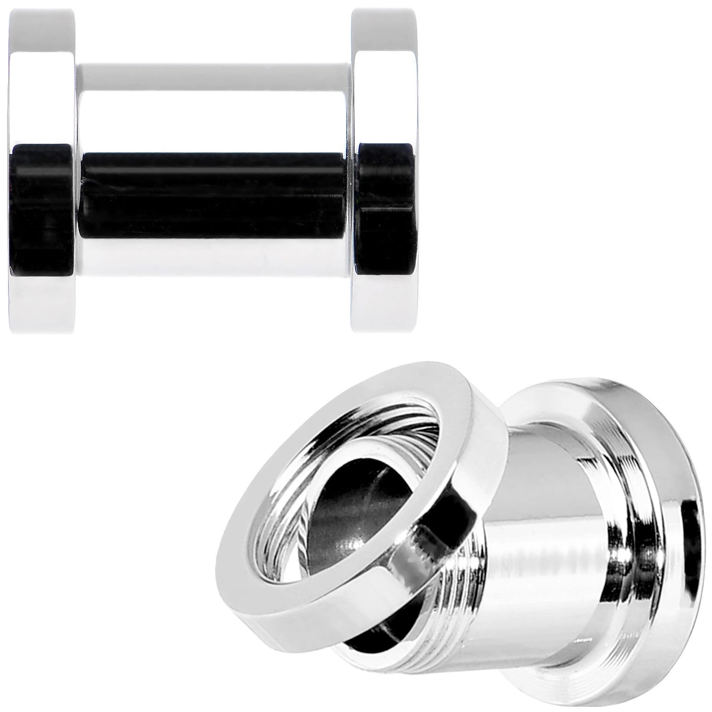 2G Stainless Steel Licensed Captain America Screw Fit Plug Set