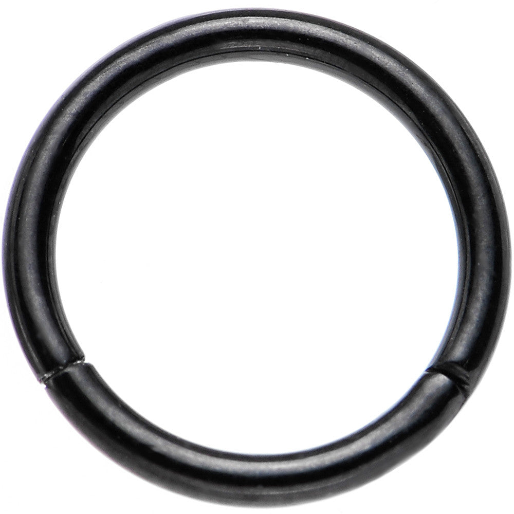 16G 5/16 Black PVD Hinged Segment Ring