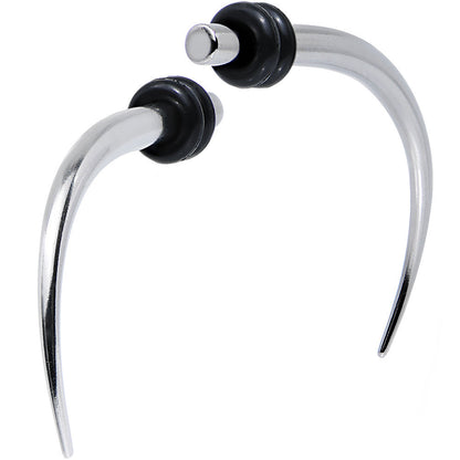 10G Stainless Steel Claw of Keres Curved Taper Set