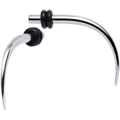 10G Stainless Steel Claw of Keres Curved Taper Set