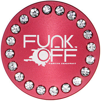 Clear Gem Pink Funk Off Natural Piercing Deodorant