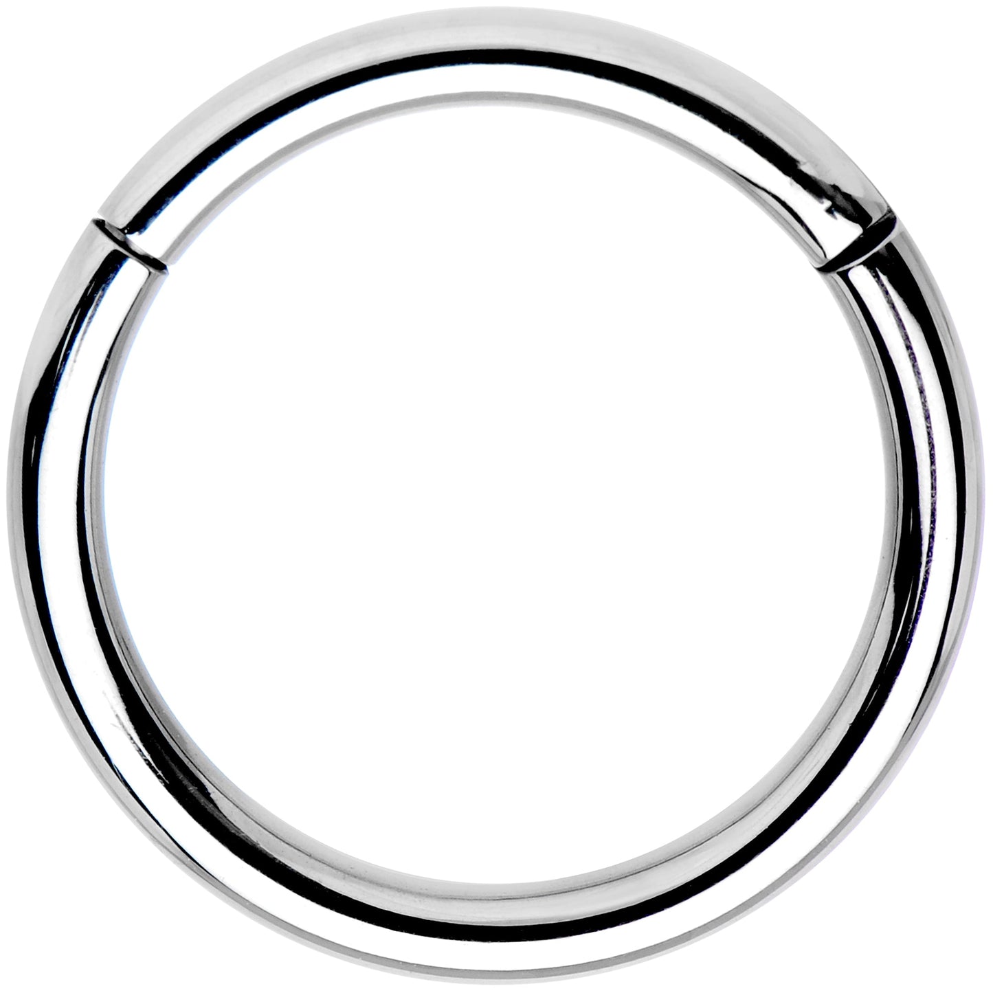 14G 1/2 Solid G23 Implant Grade Titanium Hinged Segment Ring