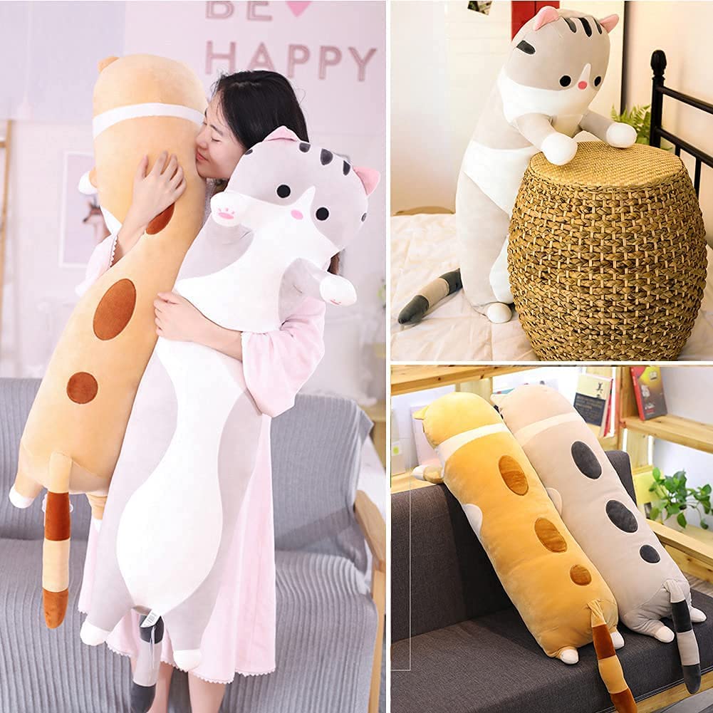 Plush Long Cat Body Pillow