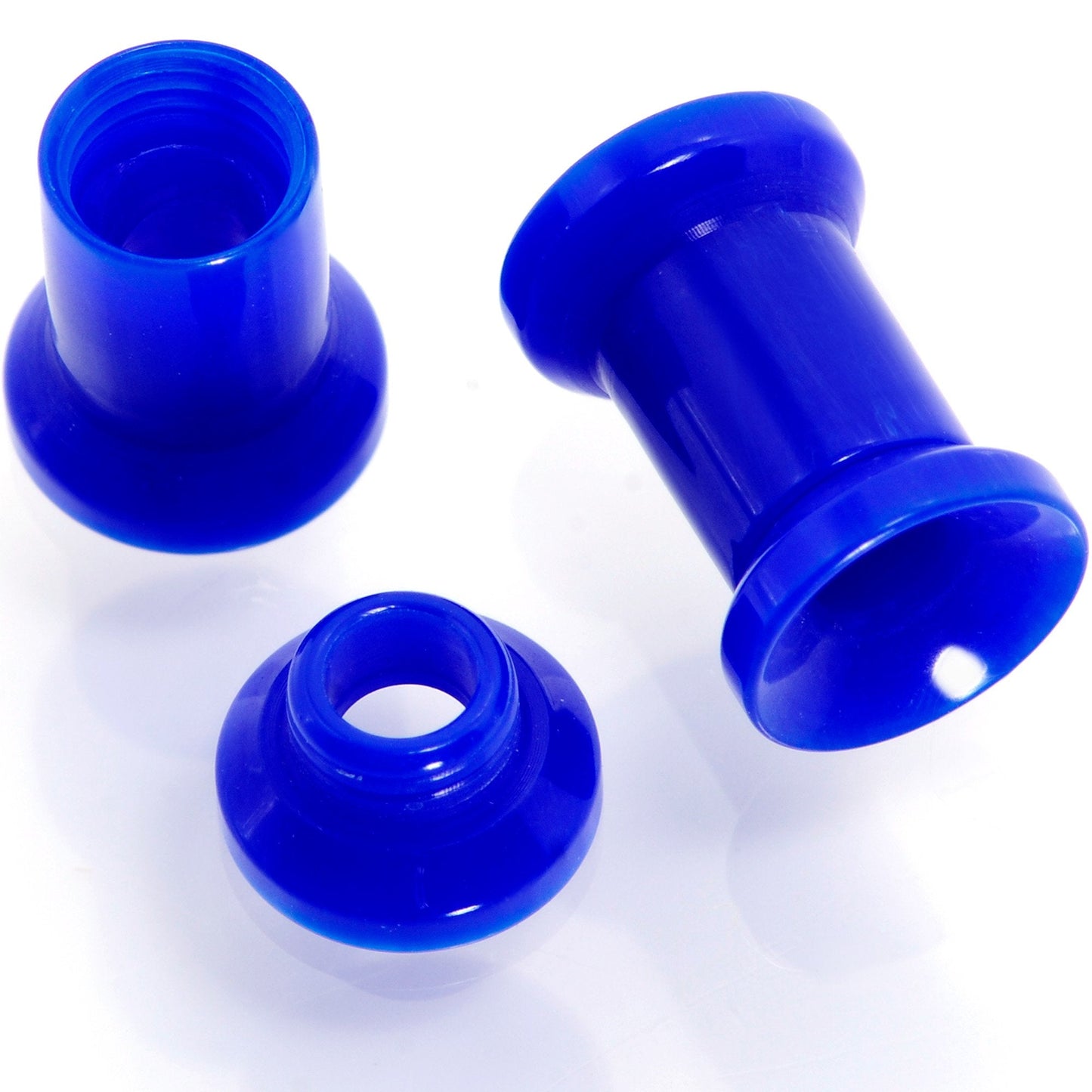 Blue 2 in 1 Interchangeable Screw Fit Plug and Taper Set