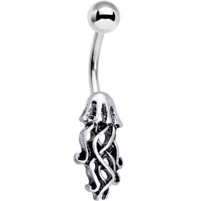 Blue Gem Sea Treasures Belly Ring Set of 4