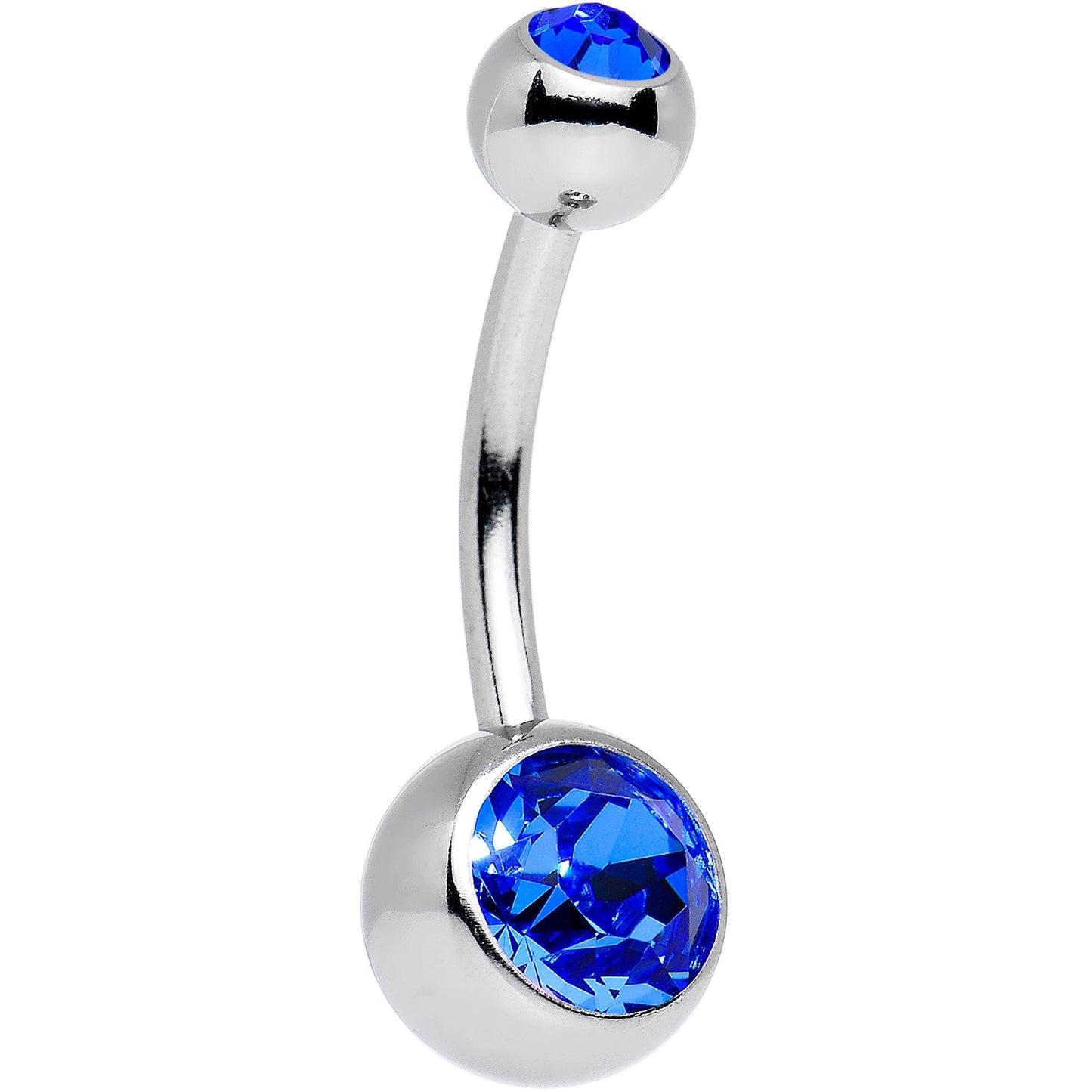 Blue Gem Sea Treasures Belly Ring Set of 4