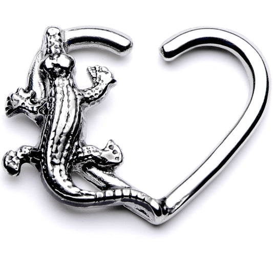 16G 3/8 Slithering Alligator Right Heart Closure Ring