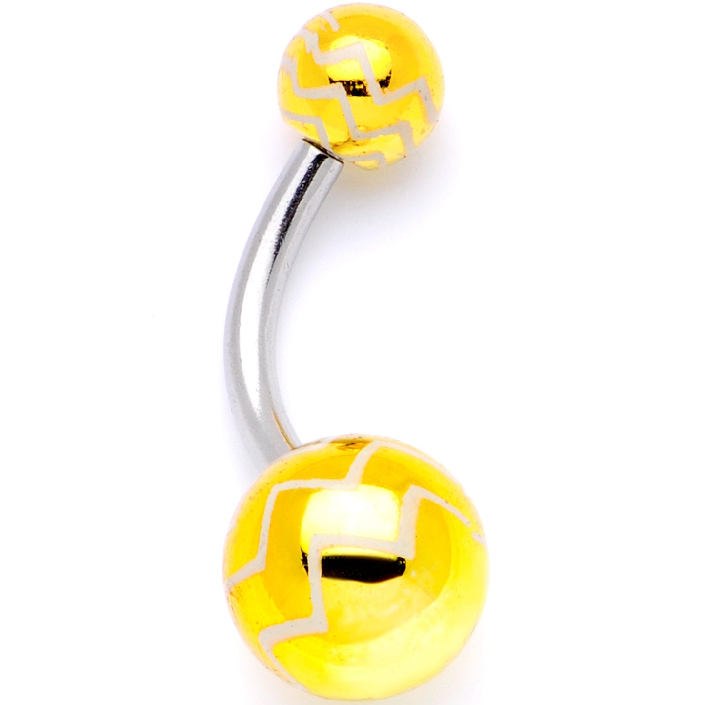 Parade of Summer Zig Zag Party Pack Belly Ring Set of 4