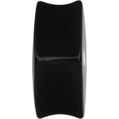 Black Acrylic Square Shaped Lucky 7 Dice Saddle Plug Set 22mm to 31mm