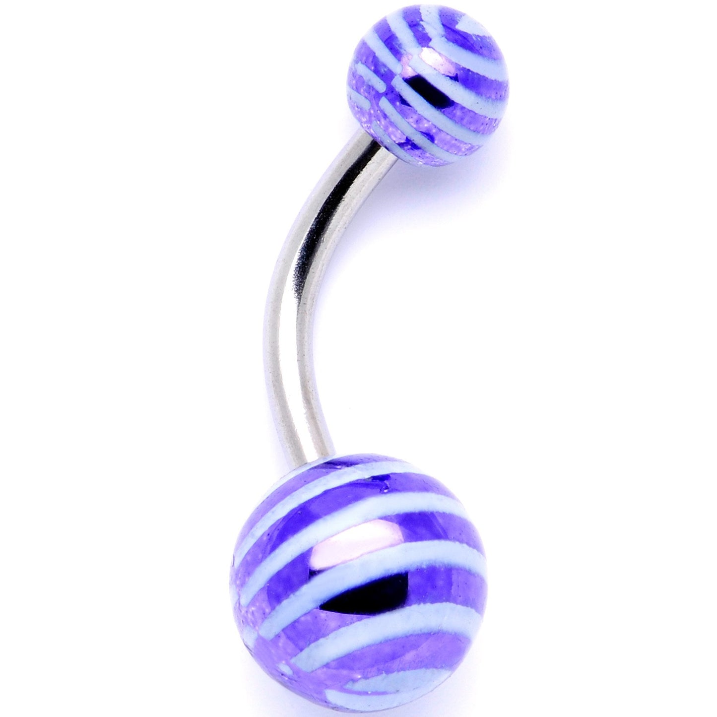 Evening of Color Zig Zag Party Pack Belly Ring Set of 4