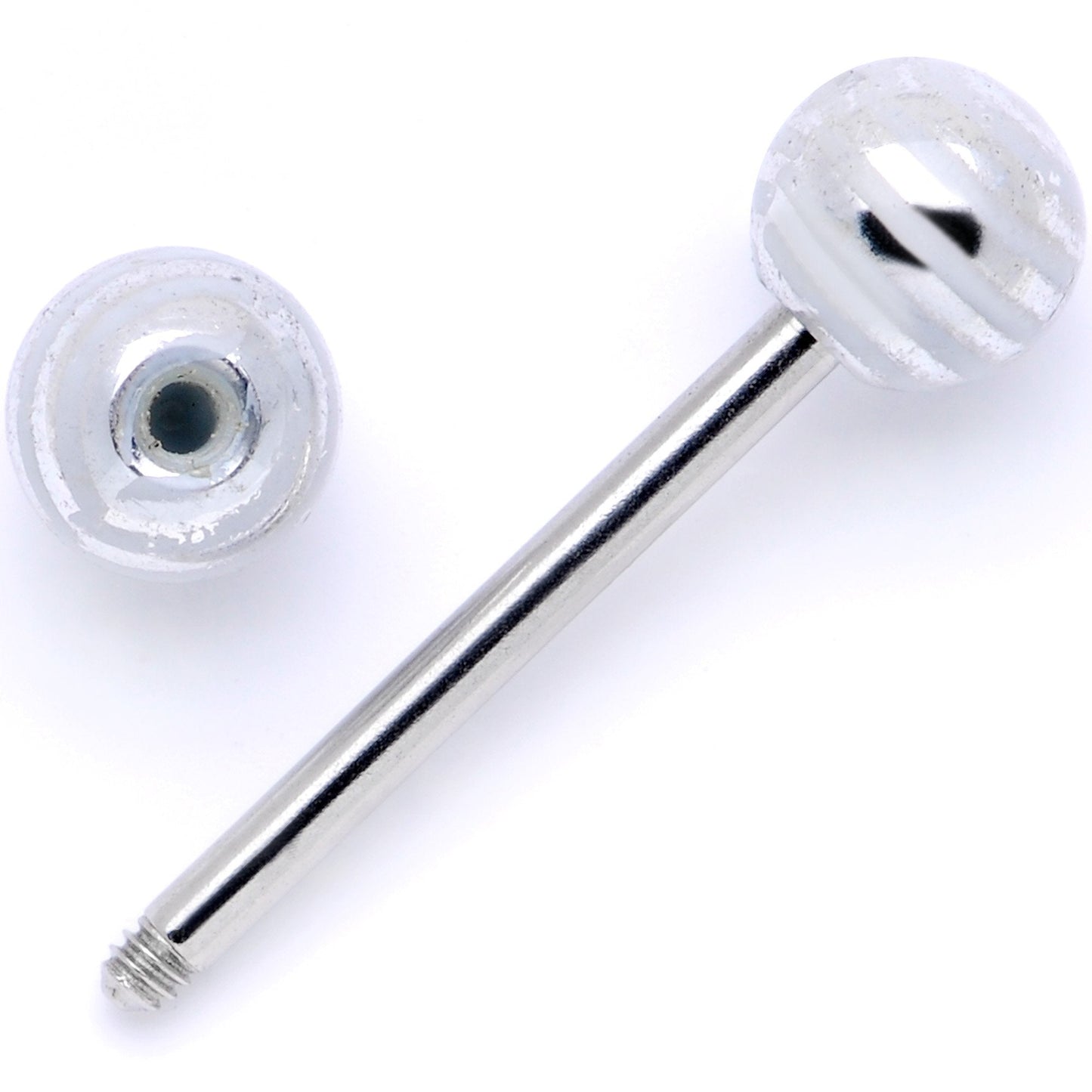 Evening Stripes Party Barbell Tongue Ring Set of 4