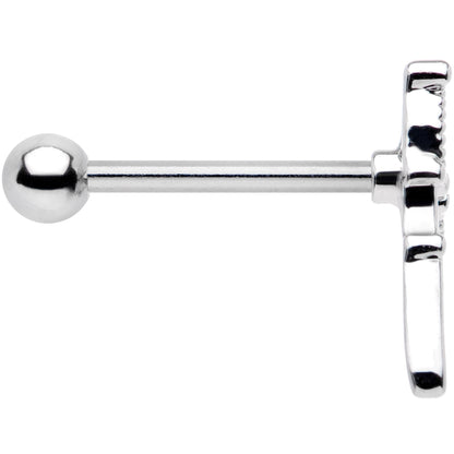 18G 5/16 Clear Gem Shear Beauty Cartilage Tragus Earring