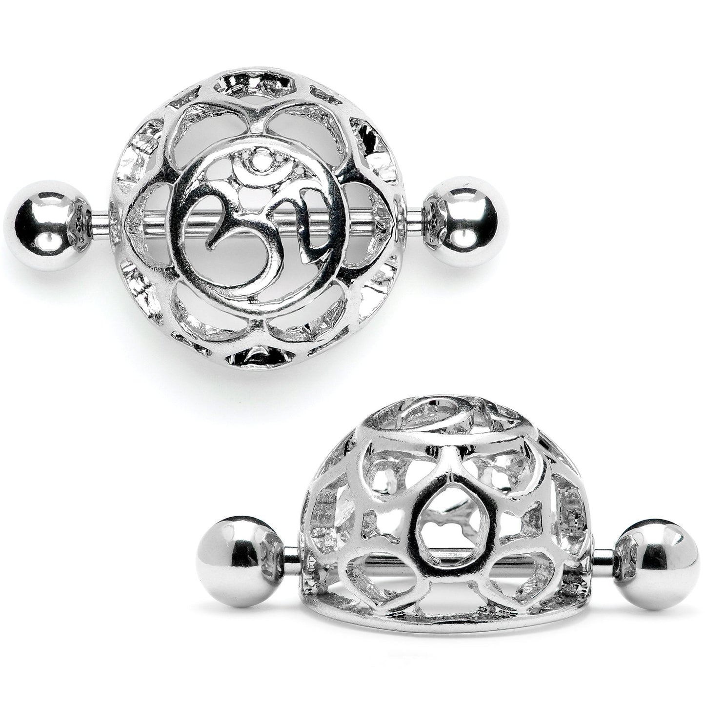 14G 9/16 Framework Dome Geometric Nipple Shield Set