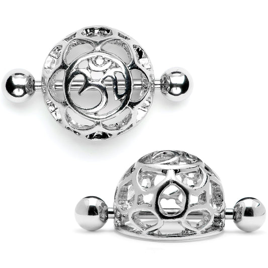 14G 9/16 Framework Dome Geometric Nipple Shield Set