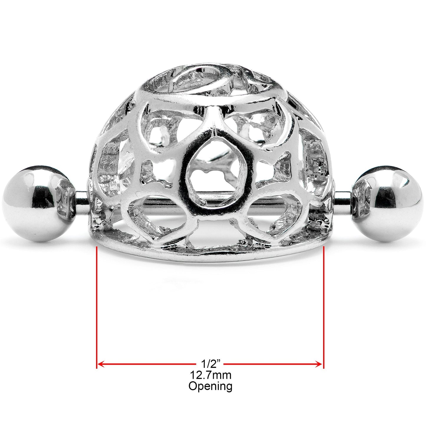 14G 9/16 Framework Dome Geometric Nipple Shield Set