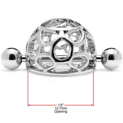 14G 9/16 Framework Dome Geometric Nipple Shield Set