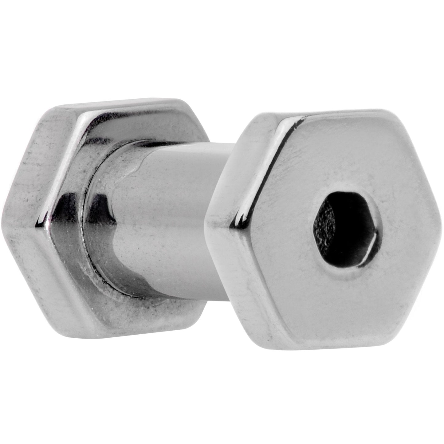 6G Geometric Hexagon Screw Fit Tunnel Plug Set