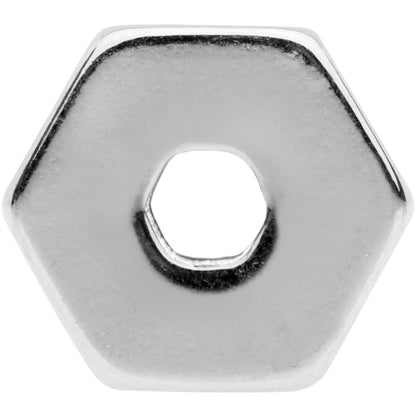 6G Geometric Hexagon Screw Fit Tunnel Plug Set