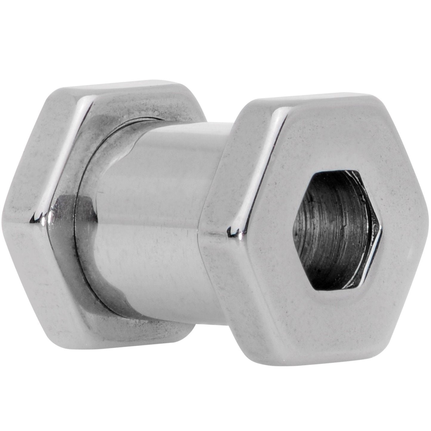 2G Geometric Hexagon Screw Fit Tunnel Plug Set