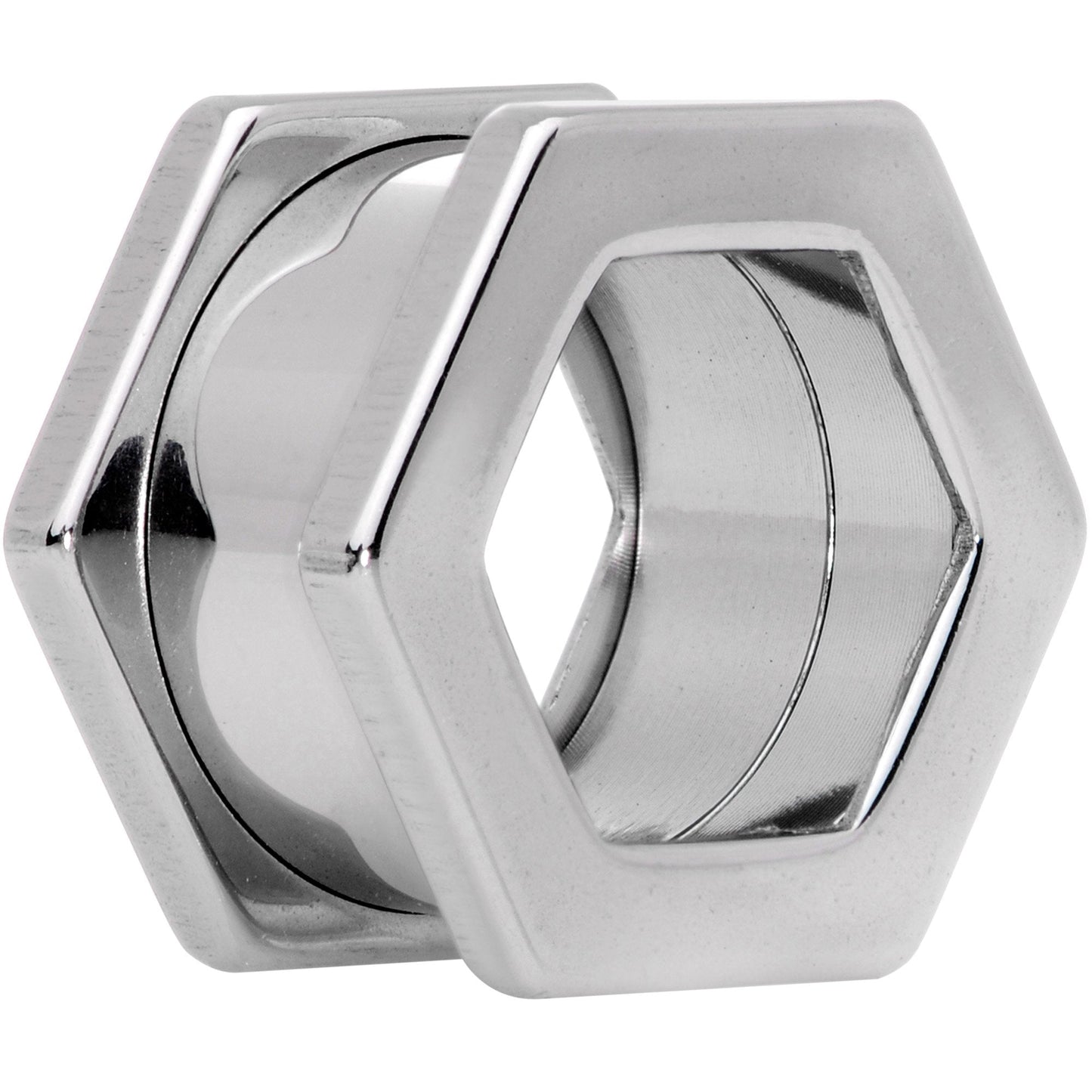 9/16 Geometric Hexagon Screw Fit Tunnel Plug Set