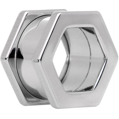 9/16 Geometric Hexagon Screw Fit Tunnel Plug Set