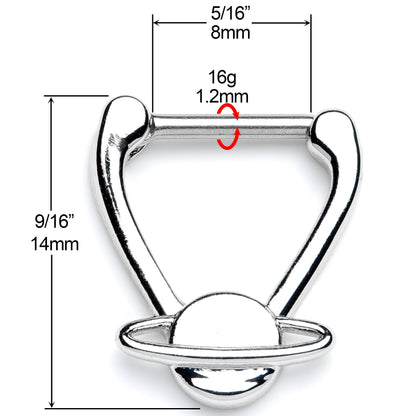 16G 5/16 Saturn Interplanetary Hinged Cartilage Clicker