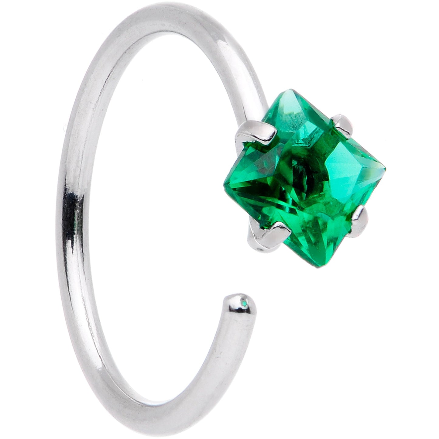 20G 5/16 Pastel Gem Rhombus Nose Hoop Set of 6