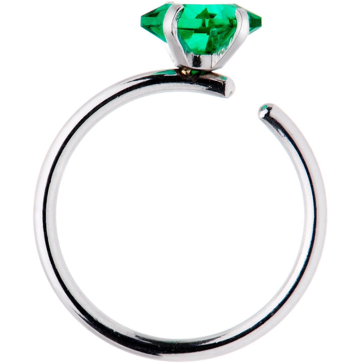 20G 5/16 Pastel Gem Rhombus Nose Hoop Set of 6