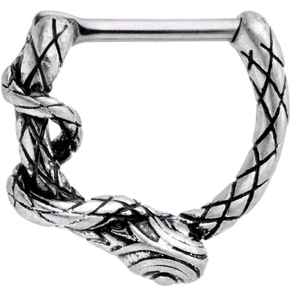 16G 5/16 Slithering Snake Septum Clicker