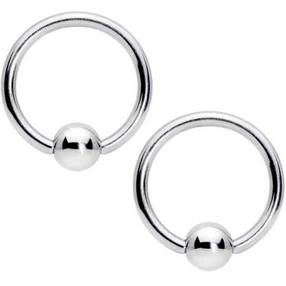 14G 7/16 1/2 Aqua Gem Flowers BCR Barbell Nipple Ring Set of 4