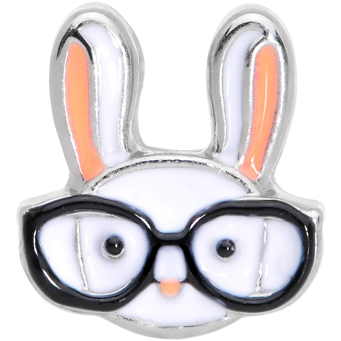 16G 1/4 Nerdy Easter Bunny Cartilage Tragus Earring