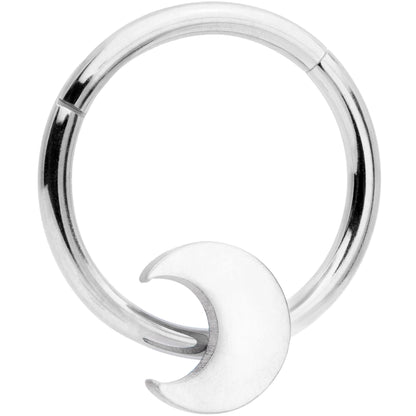 16G 3/8 Crescent Moon Hinged Segment Ring