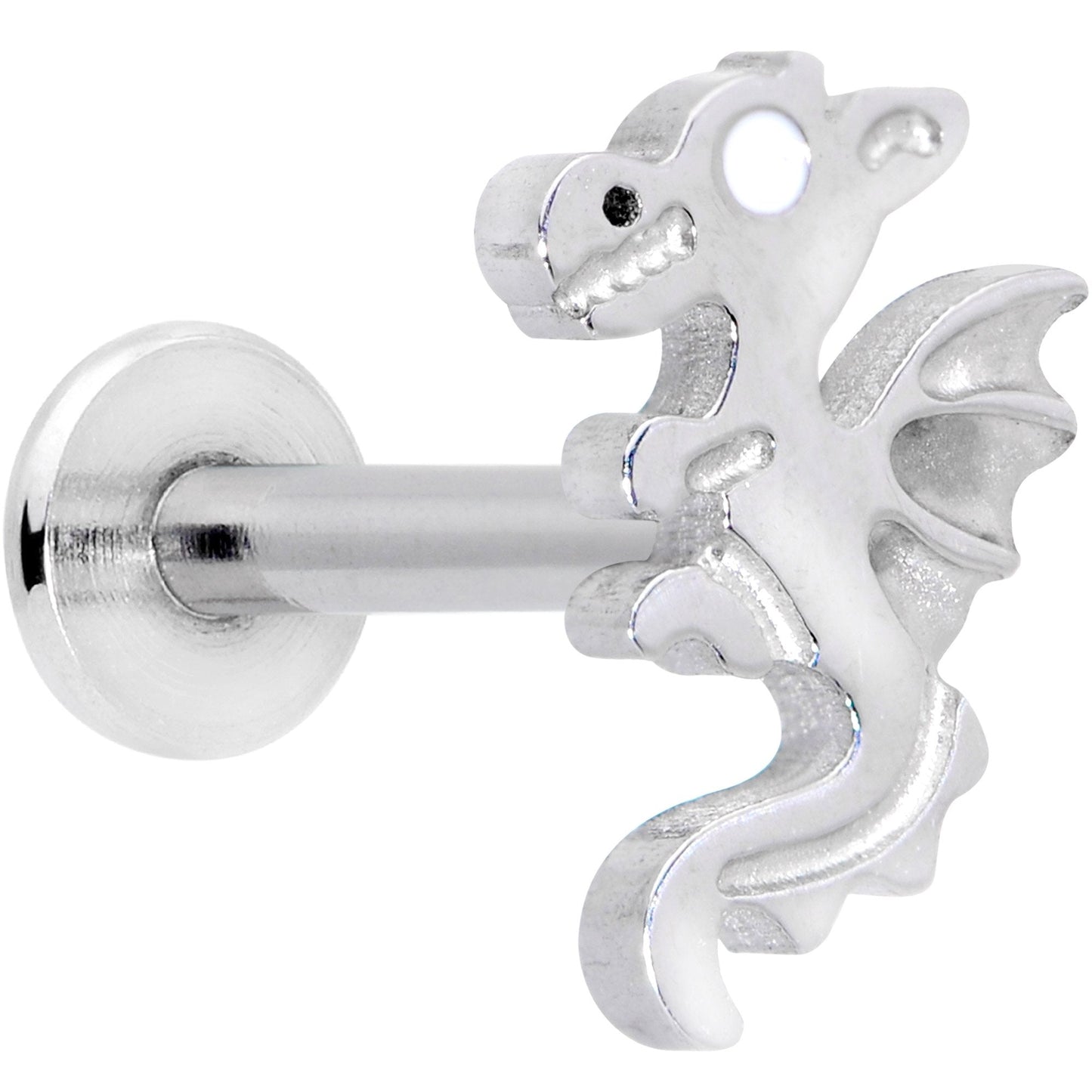 16G 5/16 Fantastic Dragon Internally Threaded Labret Tragus