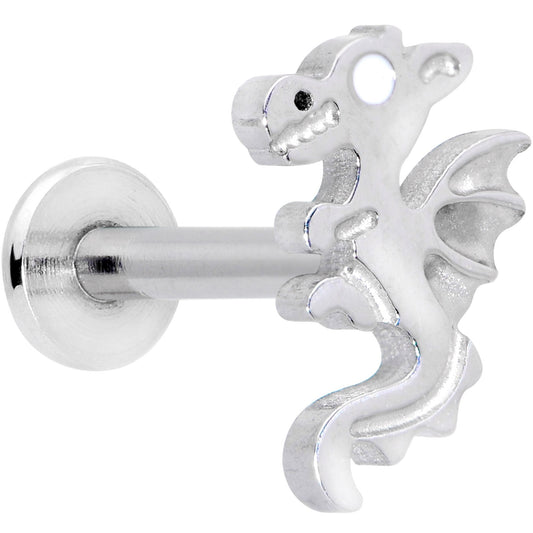 16G 5/16 Fantastic Dragon Internally Threaded Labret Tragus