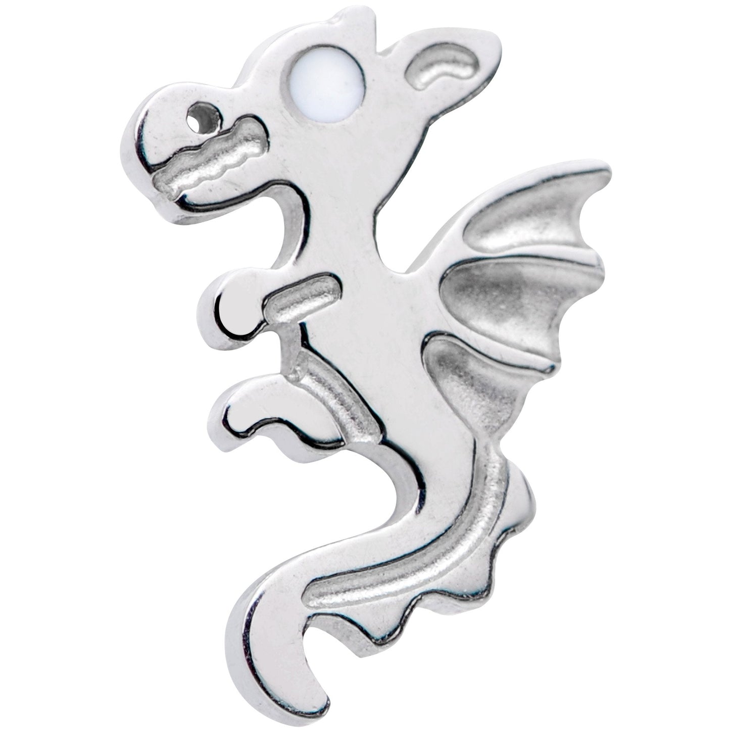 16G 5/16 Fantastic Dragon Internally Threaded Labret Tragus